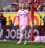 Fussball 1. Bundesliga  Saison  2025/2026  28. Spieltag SC Freiburg - FC Bayern Muenchen