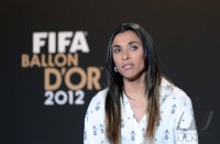 Fussball International  FIFA Ballon d Or 2012: Marta (Brasilien)