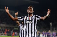 Fussball Europa League Saison 2013/2014: JUBEL Paul Pogba (Juventus Turin)