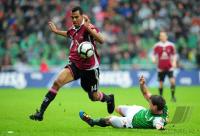 FUSSBALL, 1. BUNDESLIGA, 28. Spieltag: Bremen - Nuernberg