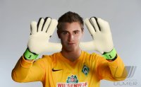 Fussball 1. Bundesliga, Saison 2012/2013, Werder Bremen: Sebastian Mielitz im exklusiven Pressefoto ULMER Fotoshooting