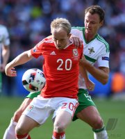 Fussball Europameisterschaft Achtelfinale 2016: Wales - Nordirland