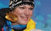 Olympische Spiele 2010 VANCOUVER:  JUBEL RIESCH - SKI ALPIN  FRAUEN
