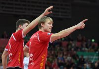 Volleyball  1. Bundesliga  14/15:  TV Rottenburg - CV Mitteldeutschland