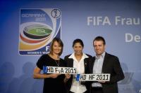 Frauen Fussball: Countdown fuer die Frauen-WM 2011 in der Rhein Neckar Arena in Sinsheim