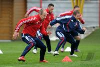 Fussball 1. Bundesliga: Arjen Robben, Philipp Lahm (v.li., FCB)