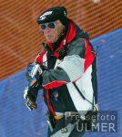SKI   Weltcup  Abfahrt Herren ; Training;  SUI Cheftrainer Karl Fresner
