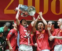 Fussball CHL  FINALE 2008 JUBEL Mancherster United