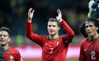 Fussball WM Qualifikation 2014 Playoff: JUBEL Cristiano Ronaldo (Portugal)