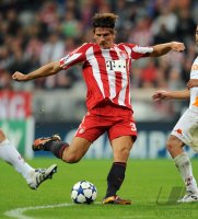 Fussball Champions League  Saison 2010/2011: Mario Gomez (FC Bayern Muenchen)
