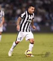 Fussball Supercoppa Italia Finale 2014 in Doha: Carlos Tevez (Juventus Turin)