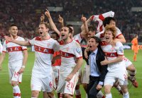 FUSSBALL DFB POKAL  Saison 2012/2013:  JUBEL VfB Stuttgart