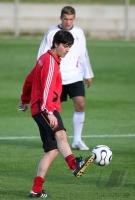 Fussball, Training der deutschen Nationalmannschaft