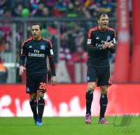 Fussball 1. Bundesliga Saison 14/15: Enttaeuschung Hamburger SV