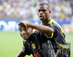 Fussball 1. Bundesliga: Bochum - Dortmund, Jubel EWERTHON