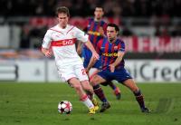FUSSBALL  International CHL 09/10 : VfB Stuttgart -  FC Barcelona
