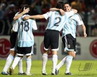 Fussball International 42. Copa America in VenezuelaPeru - Argentinien