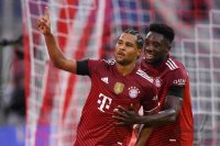 Fussball 1. Bundesliga Saison 21/22: FC Bayern Muenchen -  1. FC Koeln