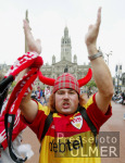 FUSSBALL CHL  Glasgow Rangers  -  VfB Stuttgart VfB Fan