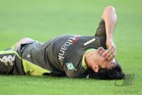 Fussball 1. Bundesliga: Werder, DIEGO verletzt