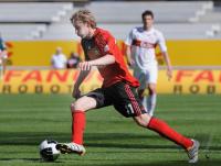 FUSSBALL  1. BUNDESLIGA  09/10    VfB Stuttgart - Bayer Leverkusen