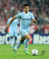 Fussball CHL  Saison 2011/2012: Sergio Agueero (Manchester City)