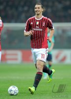 Fussball CHL  Saison 2011/2012:  Zlatan Ibrahimovic (AC Mailand)