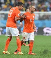 FUSSBALL WM 2014, HALBFINALE: Niederlande - Argentinien