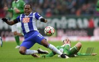 Fussball, 1. Bundesliga  Saison 2014/2015: Werder Bremen - Hertha BSC Berlin