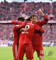 Fussball 1. Bundesliga Saison 18/19: FC Bayern Muenchen - Hannover 96