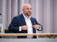 Streitgespraech OB Boris Palmer und AfD Landesvorsitzender Markus Frohnmaier in Tuebingen