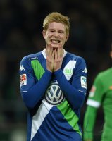 Fussball, 1. Bundesliga  Saison 2014/2015: SV Werder Bremen - VfL Wolfsburg