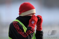 Fussball 1. Bundesliga: Training beim FC Bayern Muenchen