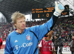 Fussball 1. Bundesliga: Bayern - Bremen, KAHN zufrieden