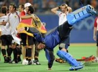 HOCKEY  Olympia 2008  Peking  Finale Deutschland - Spanien