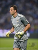 FUSSBALL SERIE A 2013/2014: Torwart Samir Handanovic (Inter Mailand)
