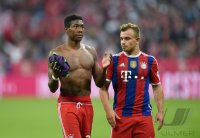 Fussball 1. Bundesliga Saison 14/15: FC Bayern Muenchen - VfL Wolfsburg