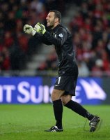 Fussball International WM Quali 2014:  Torwart Samir Handanovic (Slowenien)