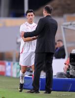 Ciprian Marica mit Trainer Markus Babbel