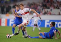 FUSSBALL  International CHL 09/10  VfB Stuttgart - Glasgow Rangers