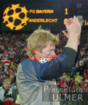 FUSSBALL CHL  FC Bayern Mnchen - Anderlecht, Kahn in der Fankurve