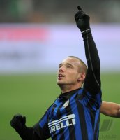 FUSSBALL International SERIE A 2011/2012:  JUBEL  Wesley Sneijder (Inter Mailand)