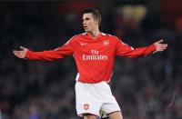 Fussball International Champions League   Van Persie (Arsenal)