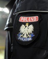 Fussball International EM 2012 - Testspiel :  Deutsche und Polnische Polizisten in der PGE Arena , EM Stadion von Danzig