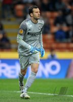 Fussball: Europa League Saison 2012/2013: Torwart Handanovic Samir (Inter Mailand)