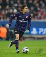 FUSSBALL INTERNATIONAL CHL ACHTELFINALE 12/13: FC Bayern Muenchen - FC Arsenal London