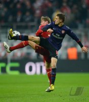 FUSSBALL INTERNATIONAL CHL ACHTELFINALE 12/13: FC Bayern Muenchen - FC Arsenal London