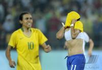 FUSSBALL  Olympia 2008   Finale   Brasilien - USA