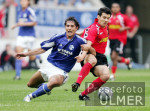Fussball UI-Cup: Schalke - Skopje, Zweikampf