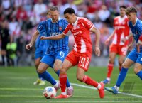 Fussball 1. Bundesliga  Saison  2025/2026  32. Spieltag FC Bayern Muenchen - 1. FC Heidenheim